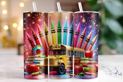 School Bus Tumbler Wrap | Sublimation | Tumblers Product Image 1
