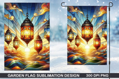 Garden Flag Sublimation| Halloween Garden Flag PNG Product Image 1