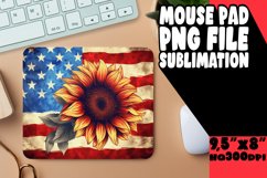 Sunflower Stars and Stripes Mousepad Product Image 1
