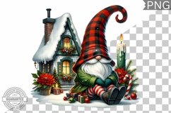 Christmas Gnome Sublimation - Clipart PNG Bundle Product Image 5