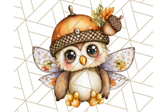 Fall Fairy Animal Clipart PNG, Woodland Creatures With Wings Product Image 5
