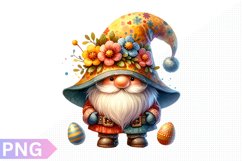 Easter Gnome Clipart ,Easter sublimation PNG Design Product Image 1