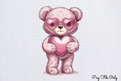 Retro Valentine Day Clipart PNG Product Image 1