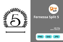 Fernessa Split Monogram Product Image 1