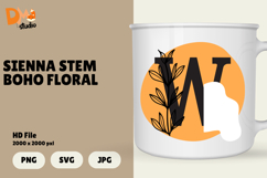 Sienna Stem Boho Floral Monogram Product Image 1