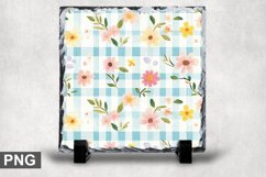 Easter Spring Square Sublimation Slate Design Product Image 1