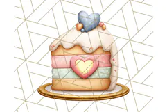 Princess Tea Party PNG Clipart with Teacups & Fancy Treats Product Image 5