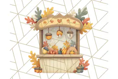 Woodland Autumn Animals PNG Clipart for Fall & Harvest Product Image 5