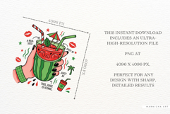 Summer Watermelon PNG Sublimation Product Image 7