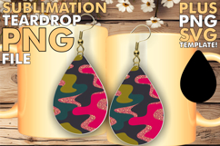 Sparkling Teardrop Earrings Ideas, Funky Pattern Product Image 1