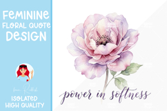 Feminine Floral Design Watercolor Flower Illustration Product Image 1