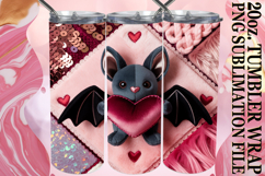 Joyful heart 20oz tumbler wrap, Valenines Animals Product Image 1