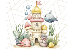 Under the Sea Nursery Clipart, Ocean Animals PNG Product Image 5