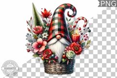 Christmas Gnome Sublimation - Clipart PNG Design Product Image 1