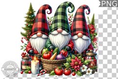 Christmas Gnome Sublimation - Clipart PNG Design Product Image 1