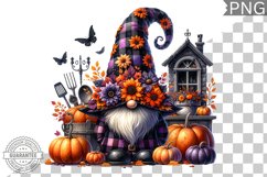 Halloween Kitchen Gnome Sublimation - Clipart PNG Design Product Image 1