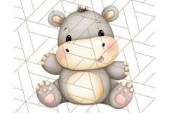 Cute Safari Animal Clipart PNG for Kids, African Wildlife Product Image 5
