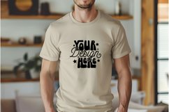 Gildan 64000 Tshirt Mockup, Black Tshirt Mockup 64000 Product Image 1