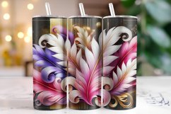 Feathers Tumbler Wrap | Sublimation | Tumblers Product Image 1