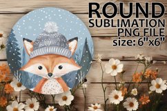 Unique Round Design for Coasters , Winter Product Image 1