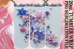 Fresh Petal Blossom 20oz Tumbler Design Product Image 1