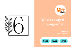 Wild Beauty Monogram Floral Product Image 1