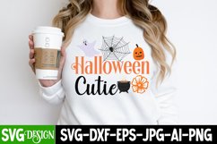Halloween Cutie SVG Cut File,Halloween Cutie Sublimation PNG Product Image 1