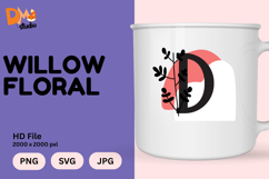 Willow Floral Monogram Product Image 1