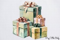 Olive Green Christmas Clipart Product Image 1