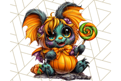 Spooky Cute Monster PNG Clipart, Adorable Halloween Monsters Product Image 5