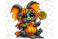 Spooky Cute Monster PNG Clipart, Adorable Halloween Monsters Product Image 5