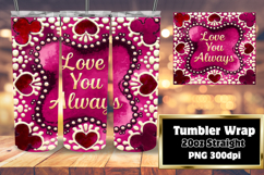 Beautiful 20oz Tumbler Artwork , Love Product Image 1