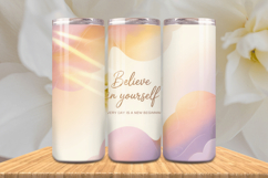 Positive Affirmations 20oz Tumbler wrap Inspirational Quotes Product Image 1