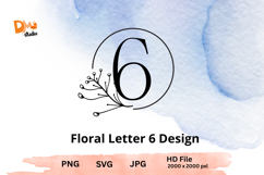 The Floral Letter Design Product Image 1