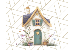 Whimsical Cottagecore Cottage PNG Clipart, Fairy House Png Product Image 5