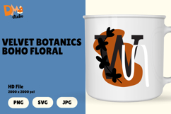 Velvet Botanics Boho Floral Monogram Product Image 1