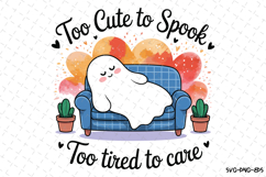 Too Cute to Spook Svg | Halloween Svg | Svg Cut Files Product Image 1