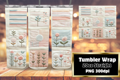 Stylish 20oz Tumbler Design , Patchwork Product Image 1