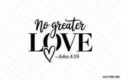 No greater love SVG | SVG Cut files | Cricut Product Image 1