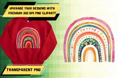 Chromatic Nightfall: Printable Rainbow Sublimation Product Image 1