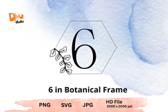 Botanical Frame Monogram Product Image 1