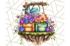 Bright Floating Island PNG Clipart for Fantasy Worlds &amp; Maps Product Image 5