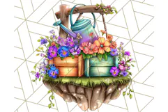 Bright Floating Island PNG Clipart for Fantasy Worlds & Maps Product Image 5