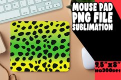 Colorful Glitter Leopard Mouse Pad Design Patterns PNG Product Image 1