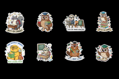 School Animals Stickers Product Image 5