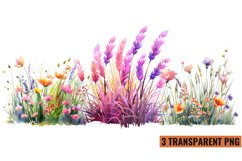 Watercolor Grass Clipart , PNG Product Image 1
