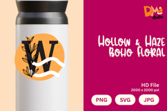 Hollow &amp; Haze Boho Floral Monogram Product Image 1