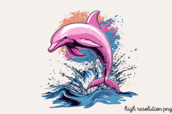 Pink Summer Sublimation Clipart Bundle PNG Product Image 12