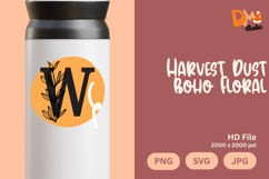 Harvest Dust Boho Floral Monogram Product Image 1