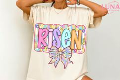 Glitter He is risen Png, Christian Easter Png, Easter Png Product Image 3